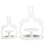 Wedding Two Tiers Cupcake Stand/pc