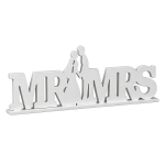 (9"Hx27.5"W) PVC "Mr & Mrs " Centerpieces/pc
