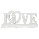 (9"Hx21.5"W) PVC "LOVE" Centerpieces/pc