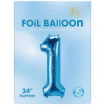 Number "0-9" 34" Balloon/6pcs - Image 32
