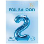 Number "0-9" 34" Balloon/6pcs - Image 33