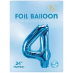 Number "0-9" 34" Balloon/6pcs - Image 35