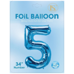 Number "0-9" 34" Balloon/6pcs - Image 36