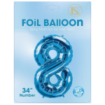 Number "0-9" 34" Balloon/6pcs - Image 39
