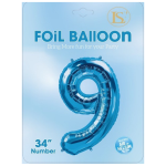 Number "0-9" 34" Balloon/6pcs - Image 40