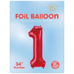 Number "0-9" 34" Balloon/6pcs - Image 22