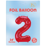 Number "0-9" 34" Balloon/6pcs - Image 23