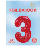 Number "0-9" 34" Balloon/6pcs - Image 24