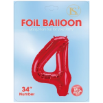 Number "0-9" 34" Balloon/6pcs - Image 25