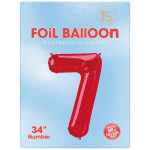 Number "0-9" 34" Balloon/6pcs - Image 28