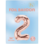 Number "0-9" 34" Balloon/6pcs - Image 14