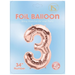 Number "0-9" 34" Balloon/6pcs - Image 15