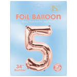 Number "0-9" 34" Balloon/6pcs - Image 17