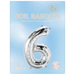 Number "0-9" 34" Balloon/6pcs - Image 8