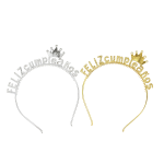Feliz Cumpleanos Headband/dz (SL/GD)