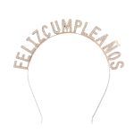 Feliz Chumpleanos Headband/dz (SL/GD) - Image 2