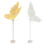 39.5" Wire LED Ivory Butterfly/Sets (Box A & B)