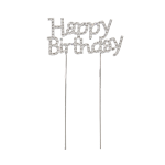 Gold Happy Birthday Cake topper/dz - Image 2