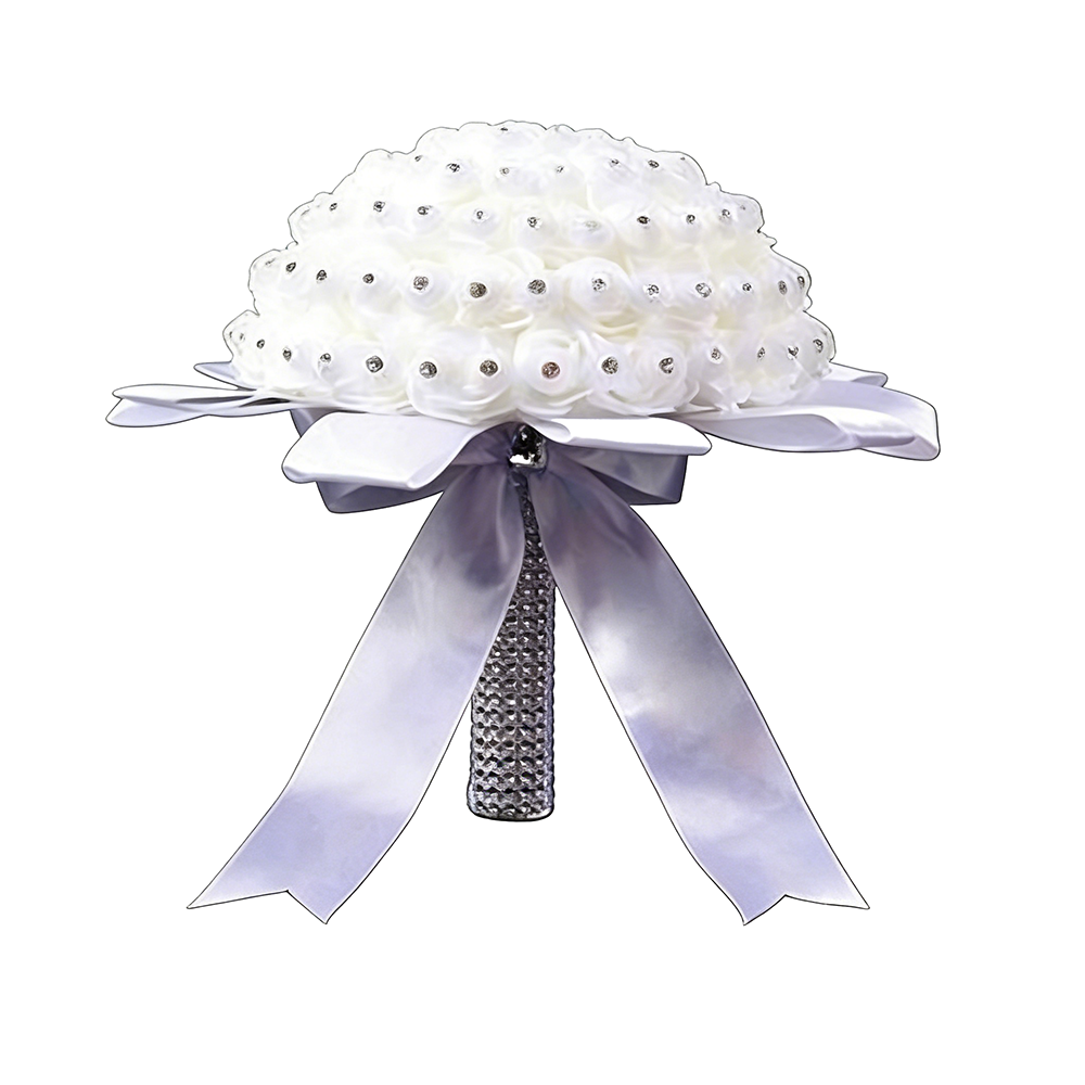 FBAL-22 Decorated Bouquet w Rhinestone/pc - Image 1