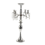 (5.5"x18") Beaded Pearl Candle Holder/pc