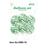 Clear Balloon W/ color Confetti/dz - Image 3