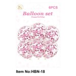 Clear Balloon W/ color Confetti/dz - Image 4