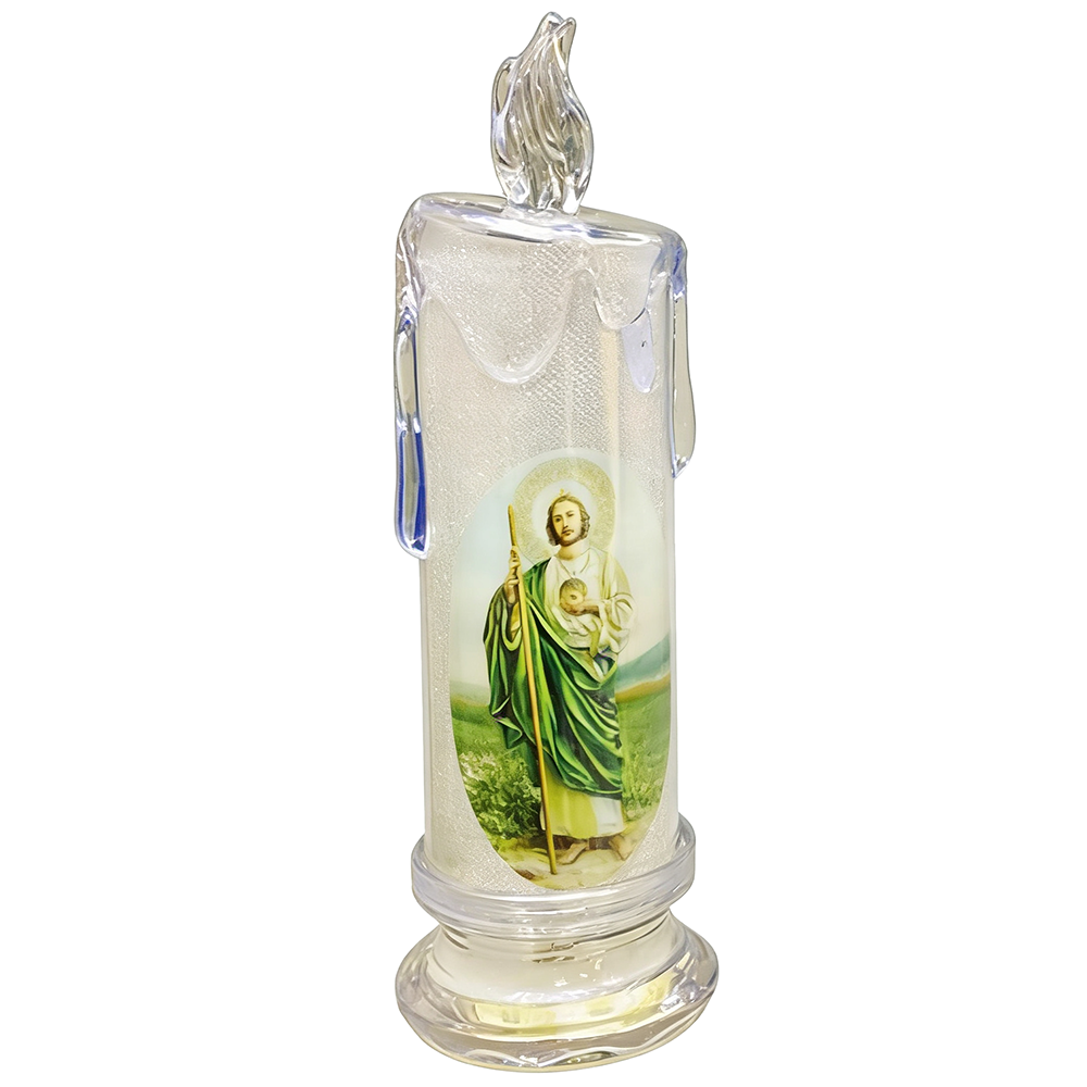LED-332 (2.5"x7") "Saint Jude" LED Candle Light (6pcs/bag) - Image 1