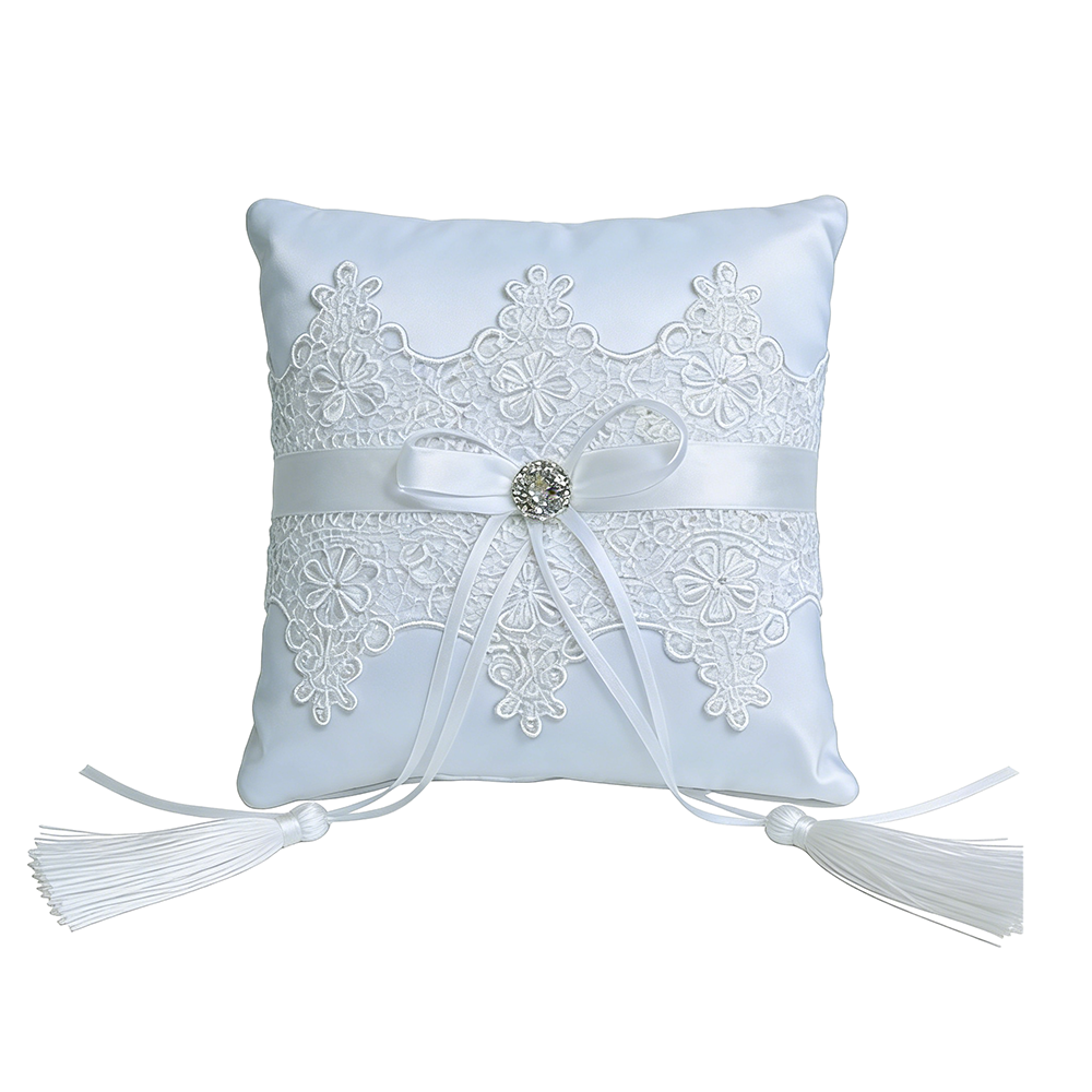 LWED-305 Rose Diamond Bowknot Pillow/pc - Image 1
