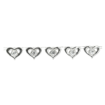 Heart Rhinestone Chain Trims/10yds - Image 2