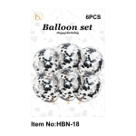 Clear Balloon W/ color Confetti/dz - Image 10