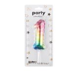 #1 Rainbow Number Candle