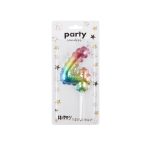 #4 Rainbow Number Candle