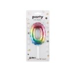 #0 Rainbow Number Candle