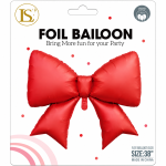 38" Red Bow Balloon