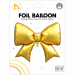 38" Gold Bow Balloon