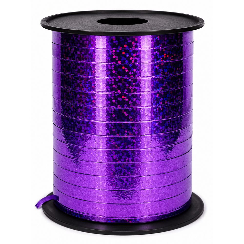 purple_glitter_ribbon_1000x1000 Purple Holographic Curling Ribbons - Image 1