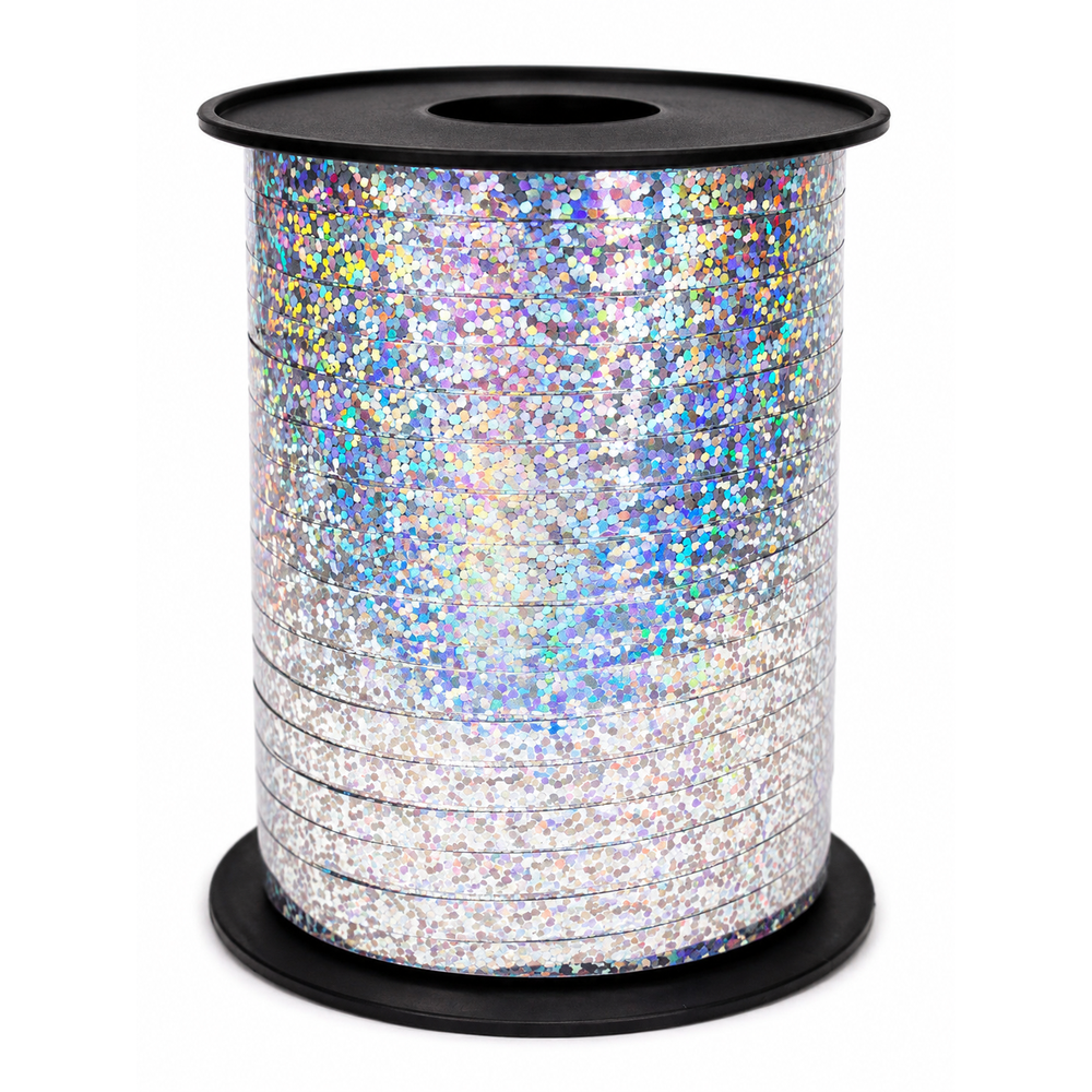 silver_holographic_ribbon_1000x1000 Silver Holographic Curling Ribbons - Image 1