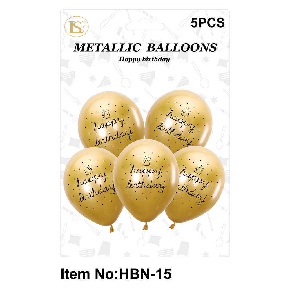 HBN-15_gold_metallic_balloons_1000x1000 HBN-15 GD - Image 1